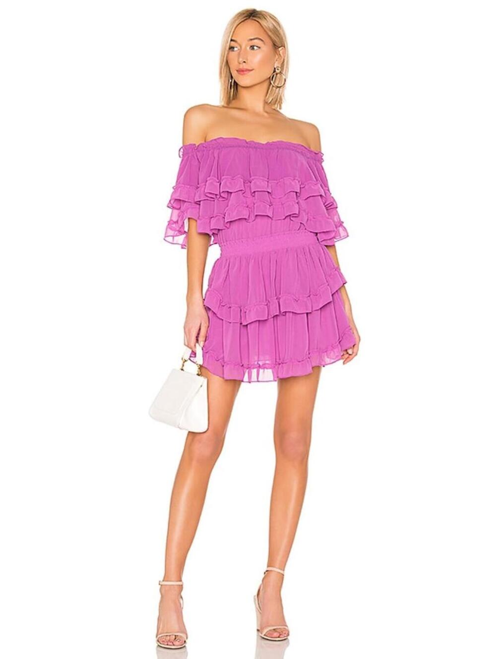 Misa Los Angeles Isella Ruffle Mini dress size small